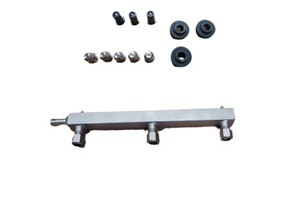 Triple nozzle assembly kit with 5 nozzles