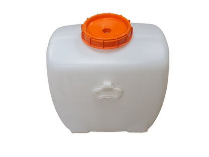 100 liter container with suction device