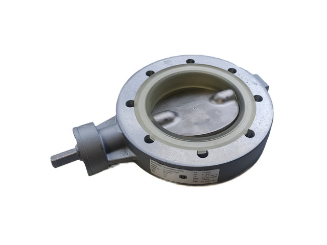 Przepustnica DN150 z białą uszczelką Vulkollan