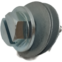 Trzpień blokujący z łbem sześciokątnym z nacięciem