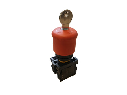 Mushroom button lockable 40mm, emergency stop