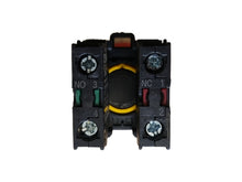 Hřibové tlačítko uzamykatelné 40 mm, nouzové zastavení