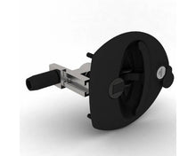 Solidne zamknięcie kaptura. Uchwyt wektorowy w kształcie litery T