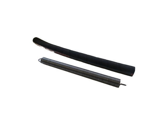 Tension spring spring steel including hose