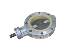 Przepustnica DN125 z białą uszczelką Vulkollan