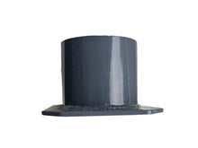 Rura z kołnierzem Ramię wydmuchowe NW 100 z przodu