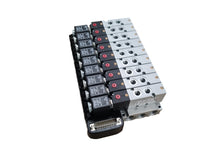 Ventilová svorkovnice cpl. 9násobná zástrčková lišta