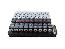 Ventilová svorkovnice cpl. 9násobná zástrčková lišta